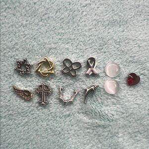 Floating Locket Charms - Religious theme